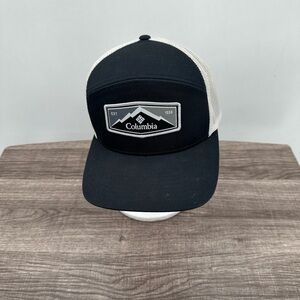 COLUMBIA blue-white adjustable unisex baseball hat.  ONE SIZE